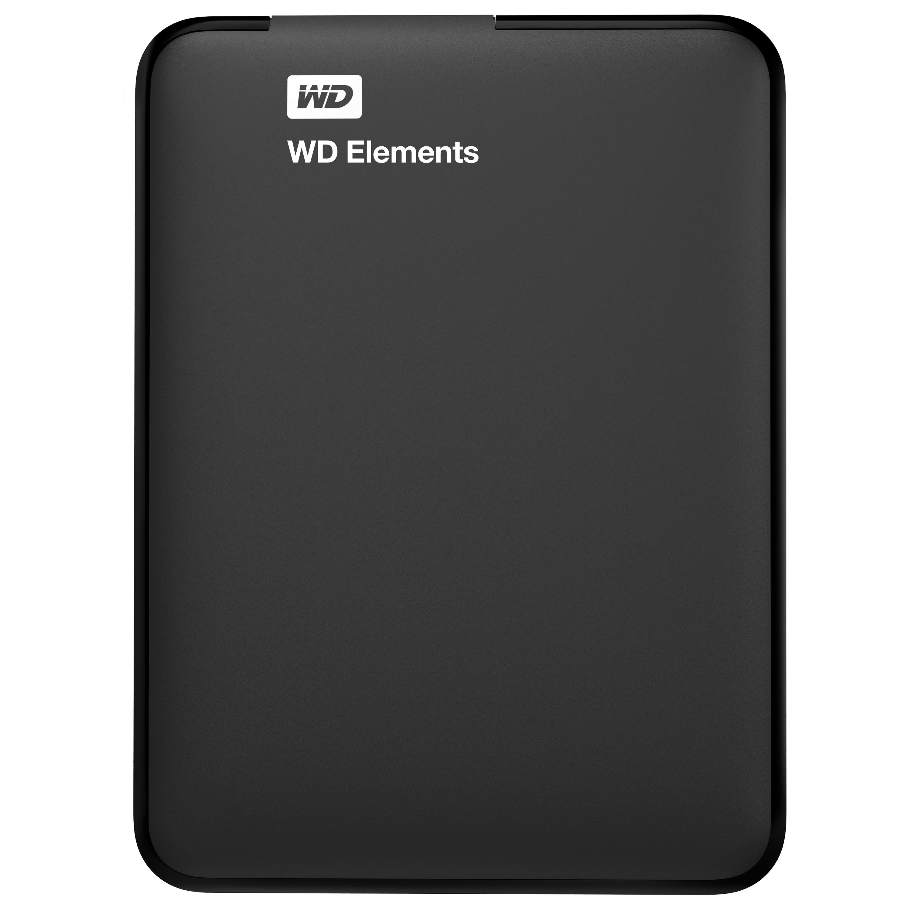 Western Digital Kietasis išorinis diskas WD Elements Portable HDD 1,5TB USB3, Juodas