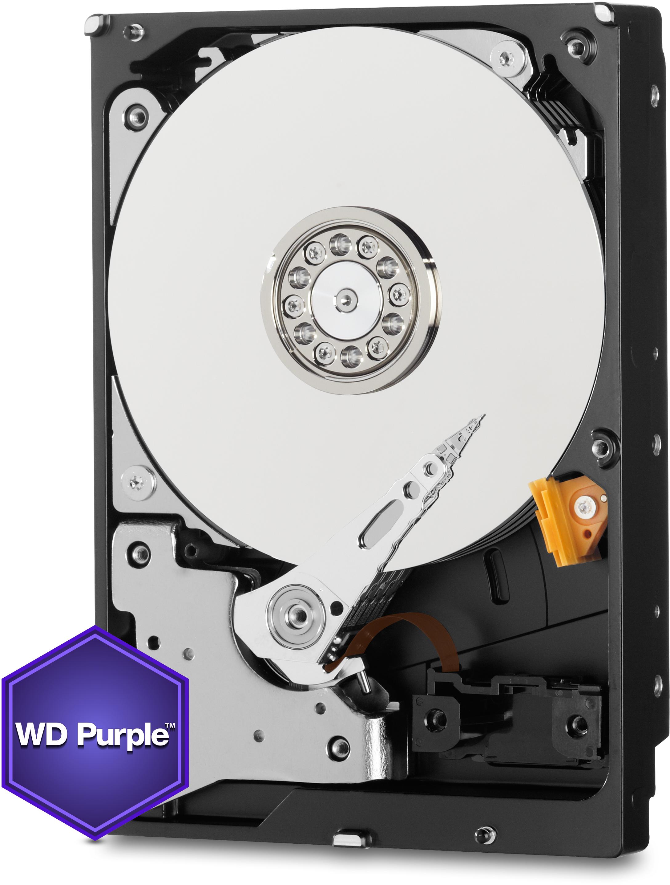 Western Digital Dysk WD Violetinė 2TB 3.5" SATA III (WD20PURX)