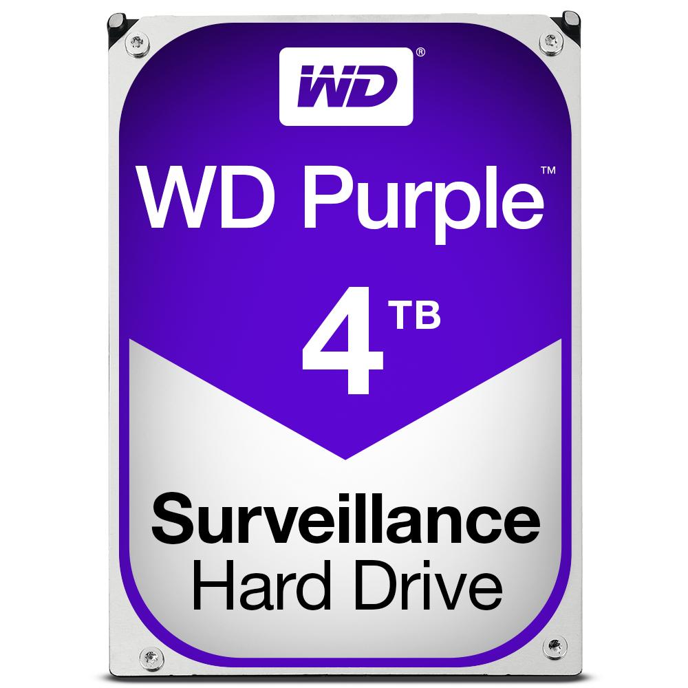 Western Digital WD Violetinė Surveillance Hard Drive WD40PURX 3.5" SATA 4,000 GB - Hdd - 5,400 rpm 12 ms - Internal