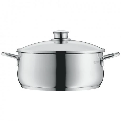 Puodų rinkinys, 4pc, WMF 07.3004.9990 4, Nerūdijantis plienas, Indaplovė proof, Lid included