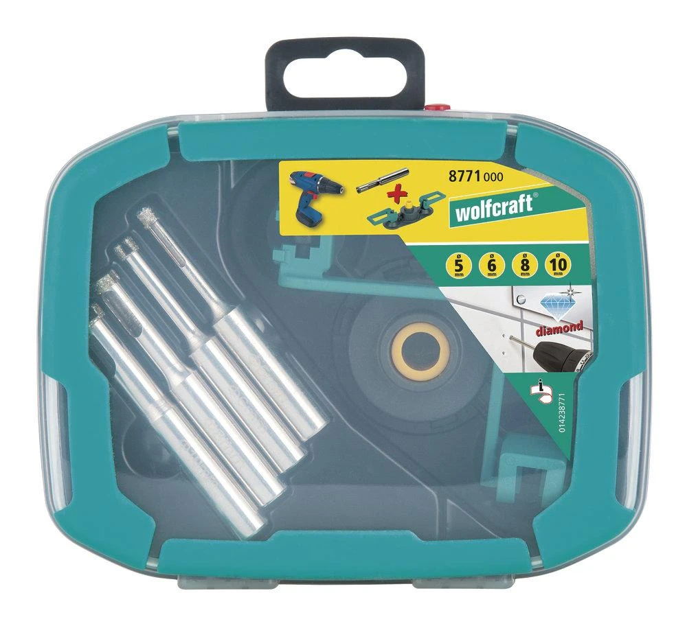 Grąžtas wolfcraft Deimantinių grąžtų komplektas, 8771000