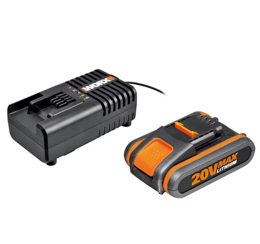 Worx 20V akumuliatorius ir įkroviklis