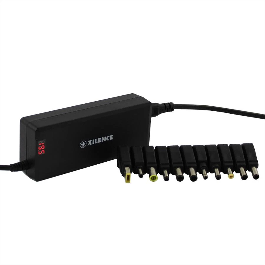 Xilence 75W adapteris su keičiamų jungčių rinkiniu