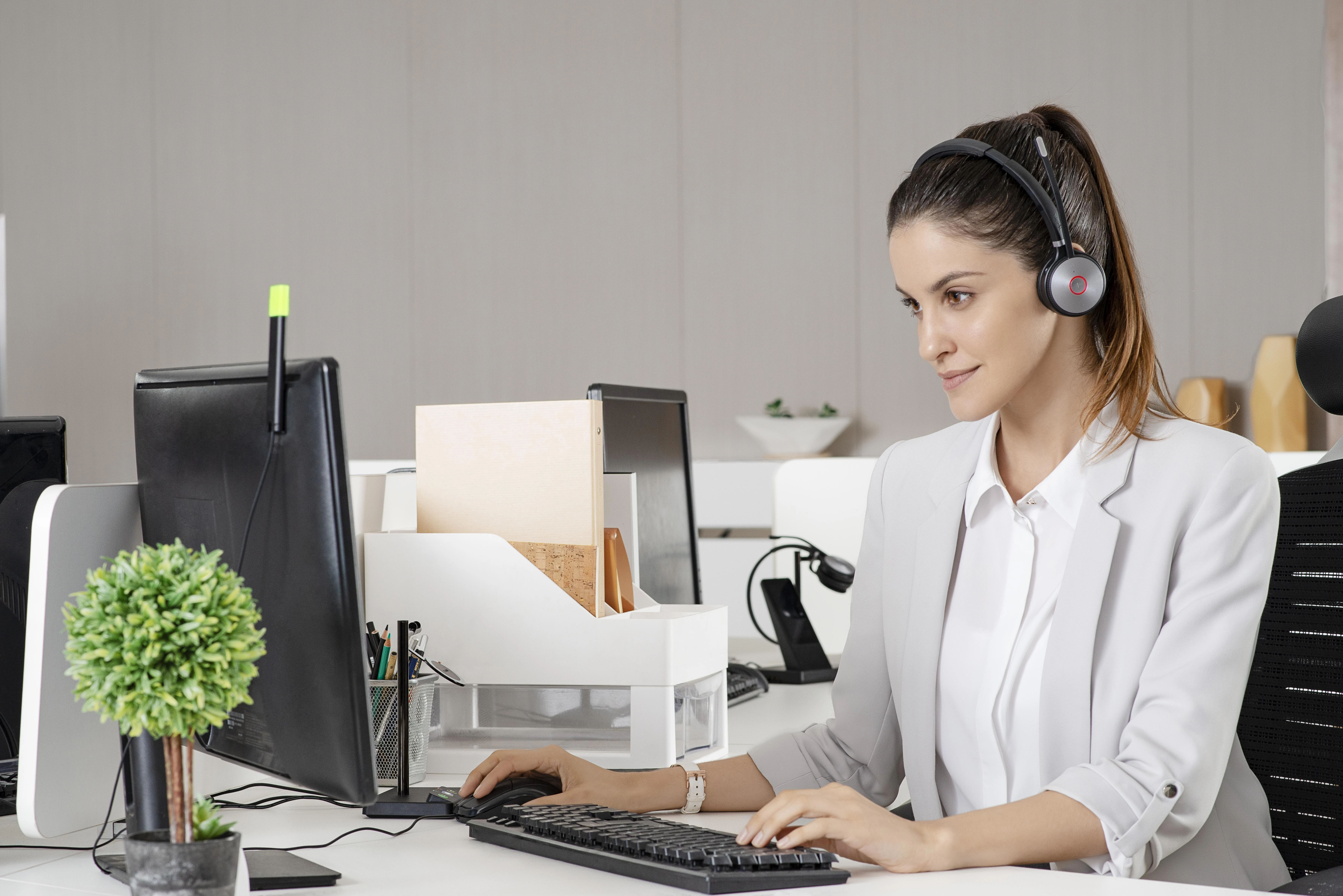 Yealink WH62 Mono Teams DECT ausinės V0