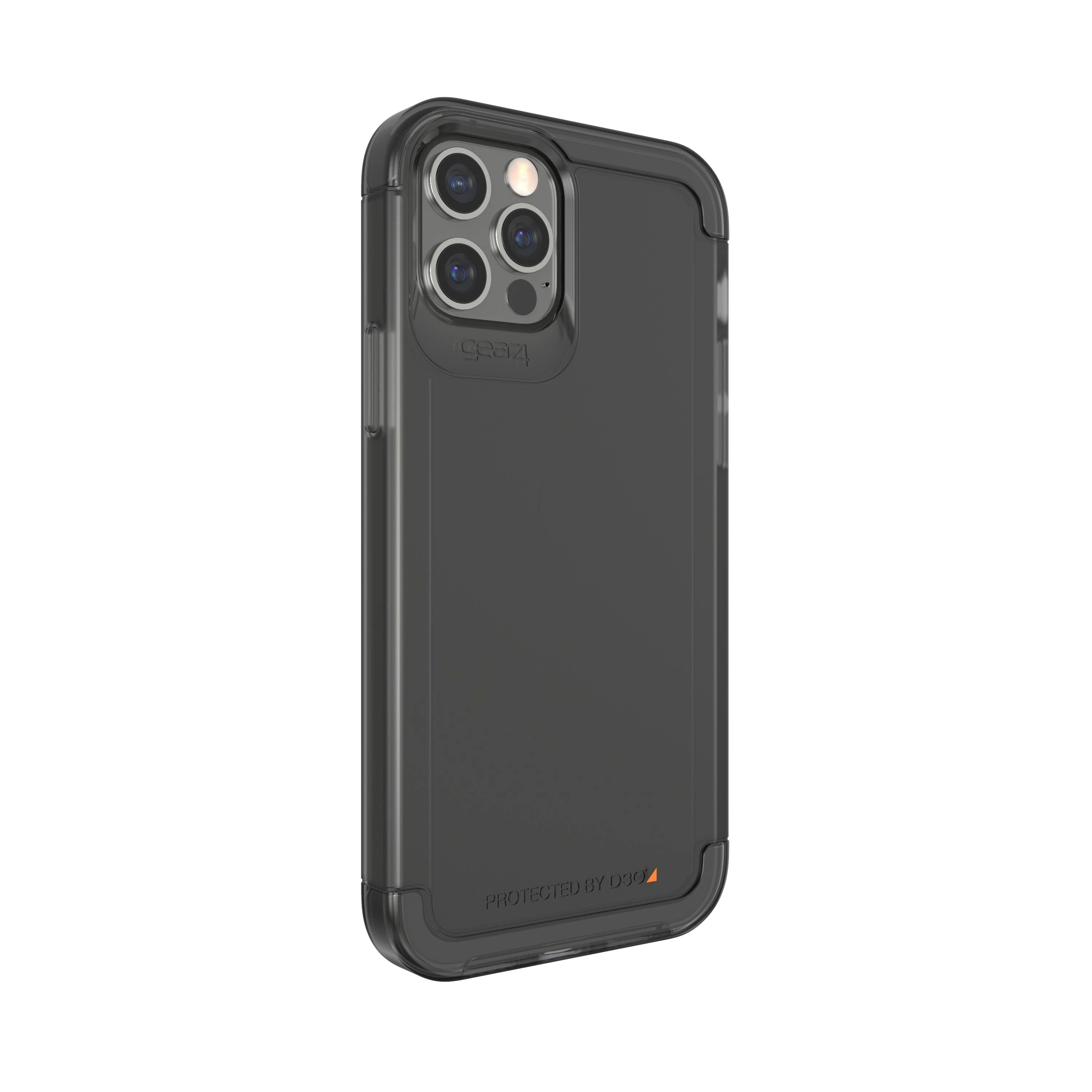 Dėklas Gear4 D3O Wembley Palette Apple iPhone 12 / 12 Pro Smoke