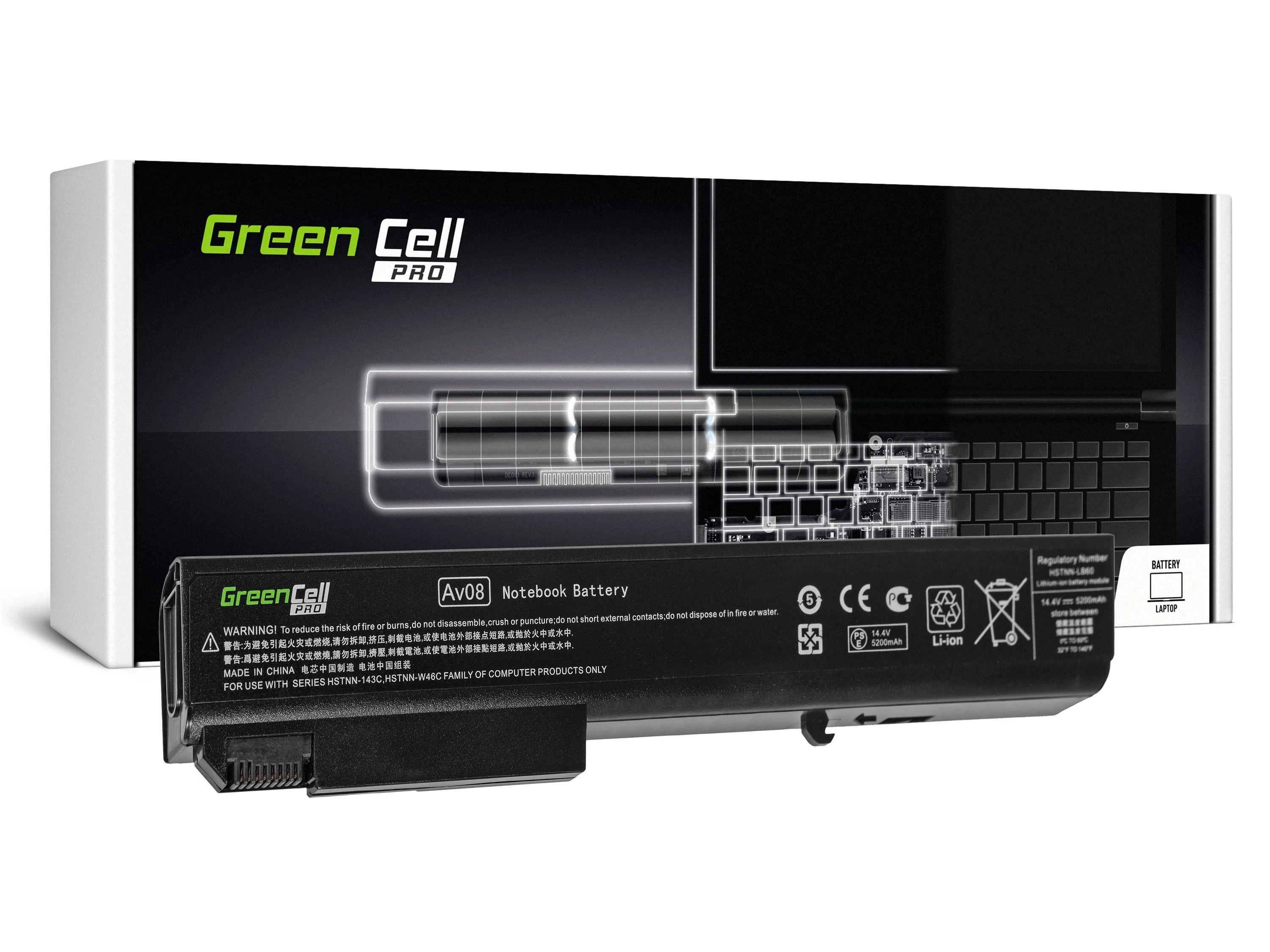 GREENCELL HP15PRO Baterija Žalias Cell PRO skirta HP EliteBook 8530p 8530w 8540p 8540w 8730w 8740w