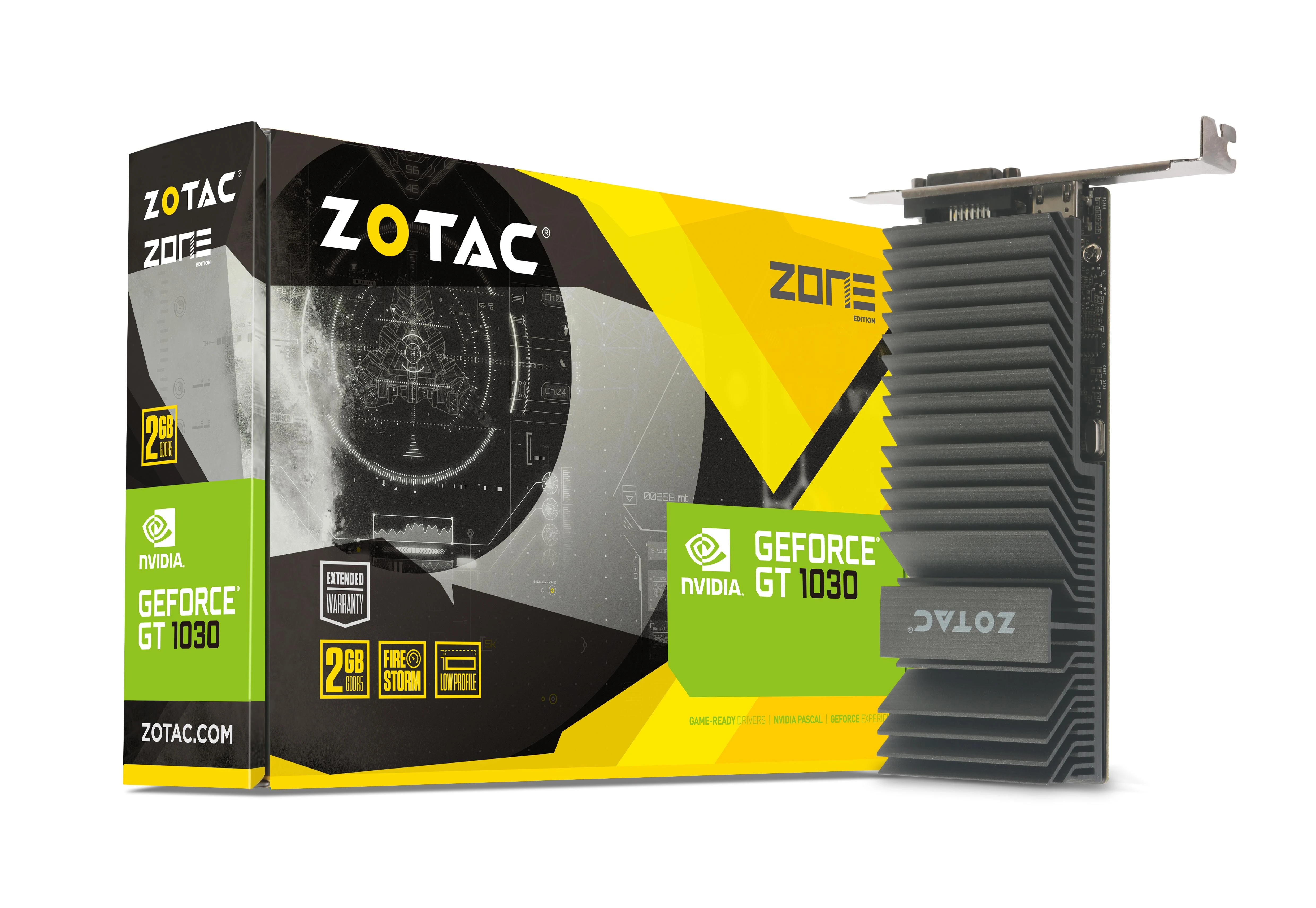 Vaizdo plokštė Zotac GeForce GT 1030 2GB GDDR5 (ZT-P10300A-10L)