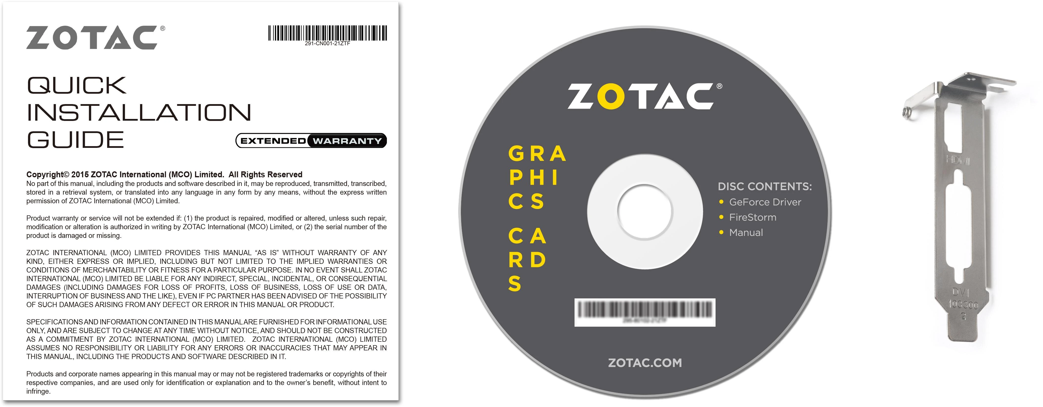 Vaizdo plokštė Zotac GeForce GT 1030 2GB GDDR5 (ZT-P10300A-10L)