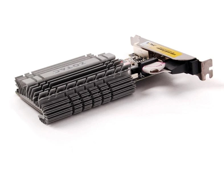 ZOTAC GeForce GT 730 ZONE Edition žemo profilio vaizdo plokštė, 4 GB DDR3 (64 bitų), HDMI, DVI, VGA