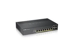Šakotuvas ZYXEL GS1920-24V2, 28 prievadų išmanusis valdomas komutatorius, 24 gigabitų varinis ir 4 gigabitų dviejų asmenų, hibridinis režimas, autonominis arba „Nebulaflex“ debesis (5 metų garantija)