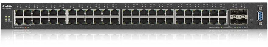 Šakotuvas ZYXEL XGS2210-52, 48 PORT GIGABIT L2 MANAGED SWITCH, 4X 10G