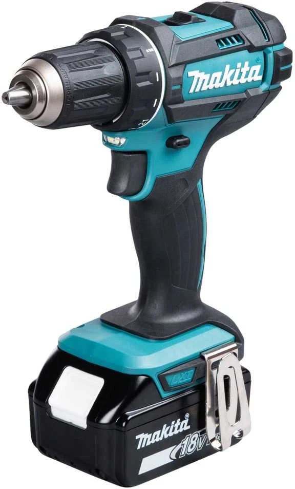 Makita DDF482RTJ Akumuliatorinis gręžtuvas, 18 V, 2x 5,0 Ah Li-ion, 62/36 Nm, 1,7kg, LED, MAKPACK