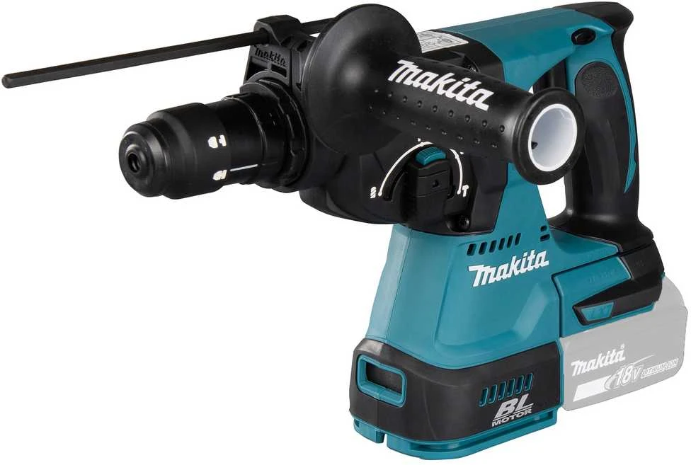 Makita DHR243Z Akumuliatorinis perforatorius, 18 V, SDS-PLUS, 2,0J LED, Be akumuliatorių ir kroviklio!