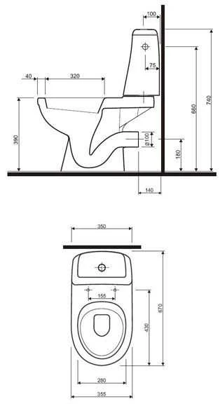 SOLO WC kompl.3/6L HORIZ. KOLO#79218000