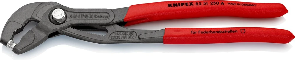 Spyruoklinių sąvaržų suspaudimo replės 250 mm, Knipex