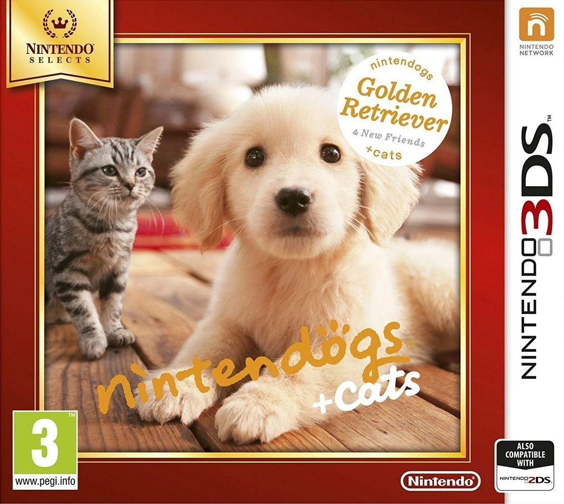 Nintendogs ir katės 3D: auksaspalvis retriveris (rinktinis) – Nintendo 3DS