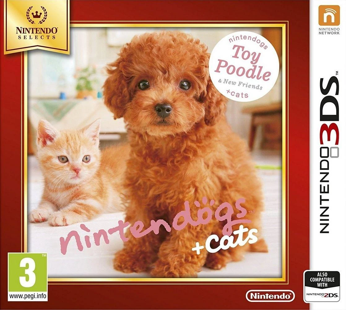 „Nintendogs and Cats 3D“: žaislinis pudelis (pasirinktas) – „Nintendo 3DS“