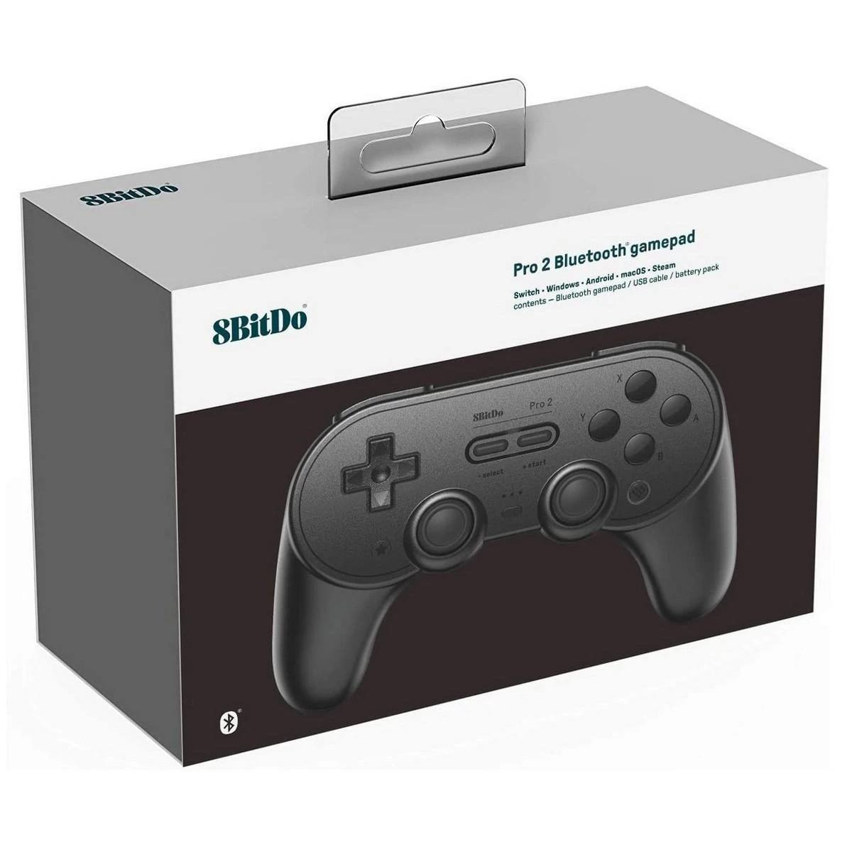 8BitDo PRO 2 belaidis pultelis (Juodas)