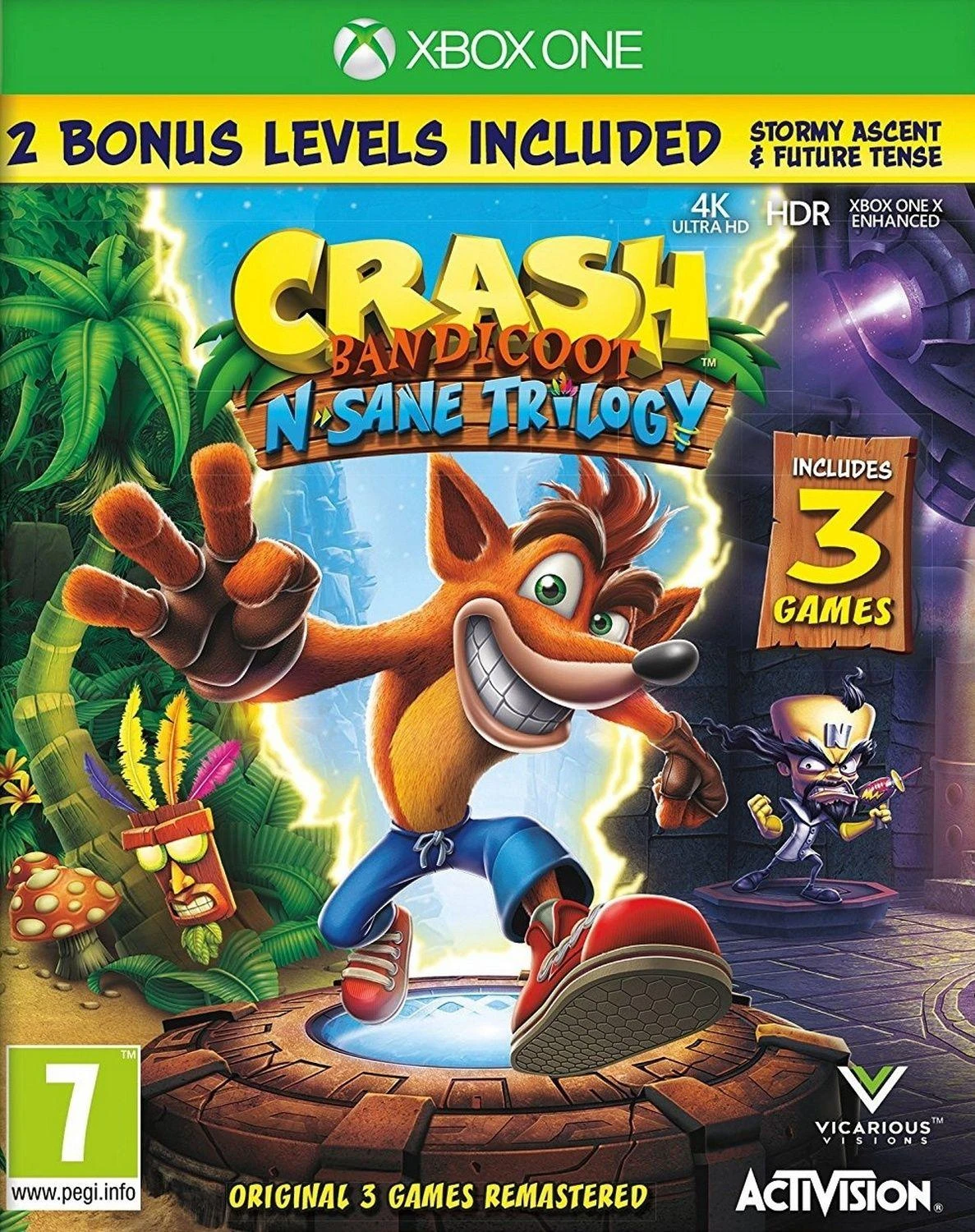 Kompiuterinis žaidimas ACTIVISION Crash Bandicoot N. Sane Trilogy XBOX ONE EN (P)