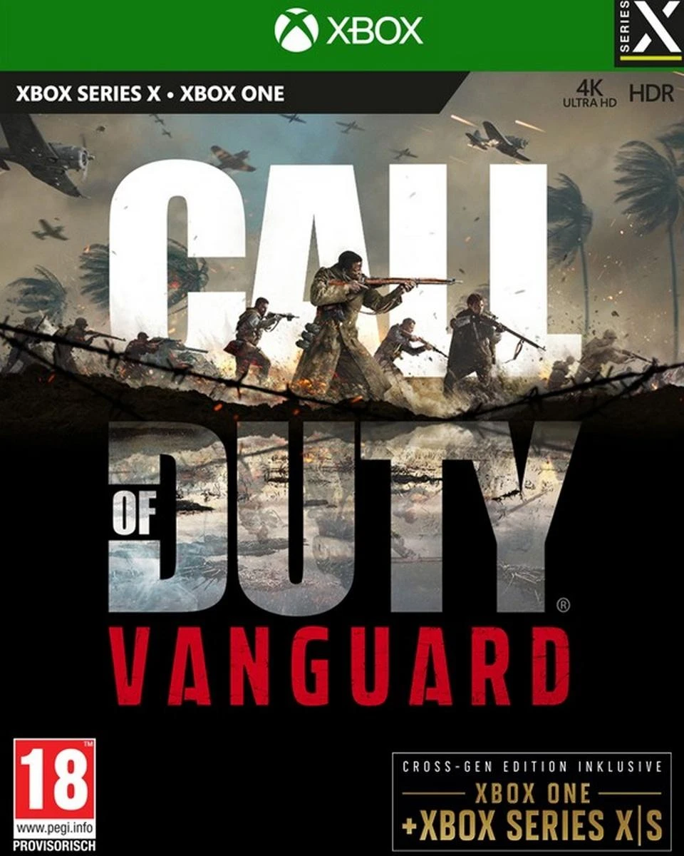 Komoiuterinis žaidimas Activision-Blizzard Call of Duty: Vanguard Game, Xbox Series X.