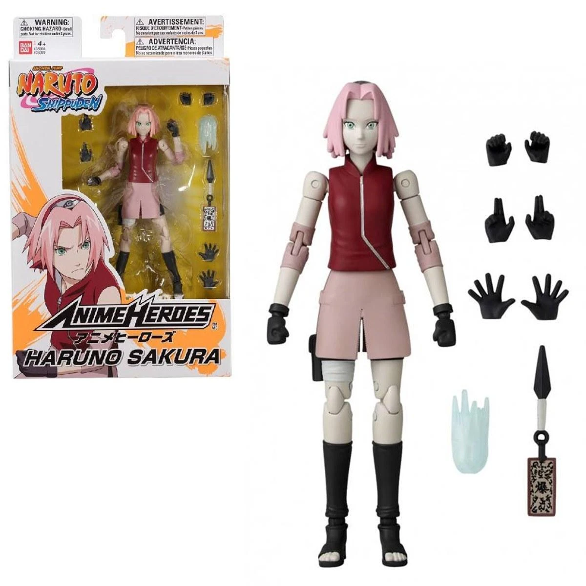 Bandai ANIME HEROJAI NARUTO - HARUNO SAKURA