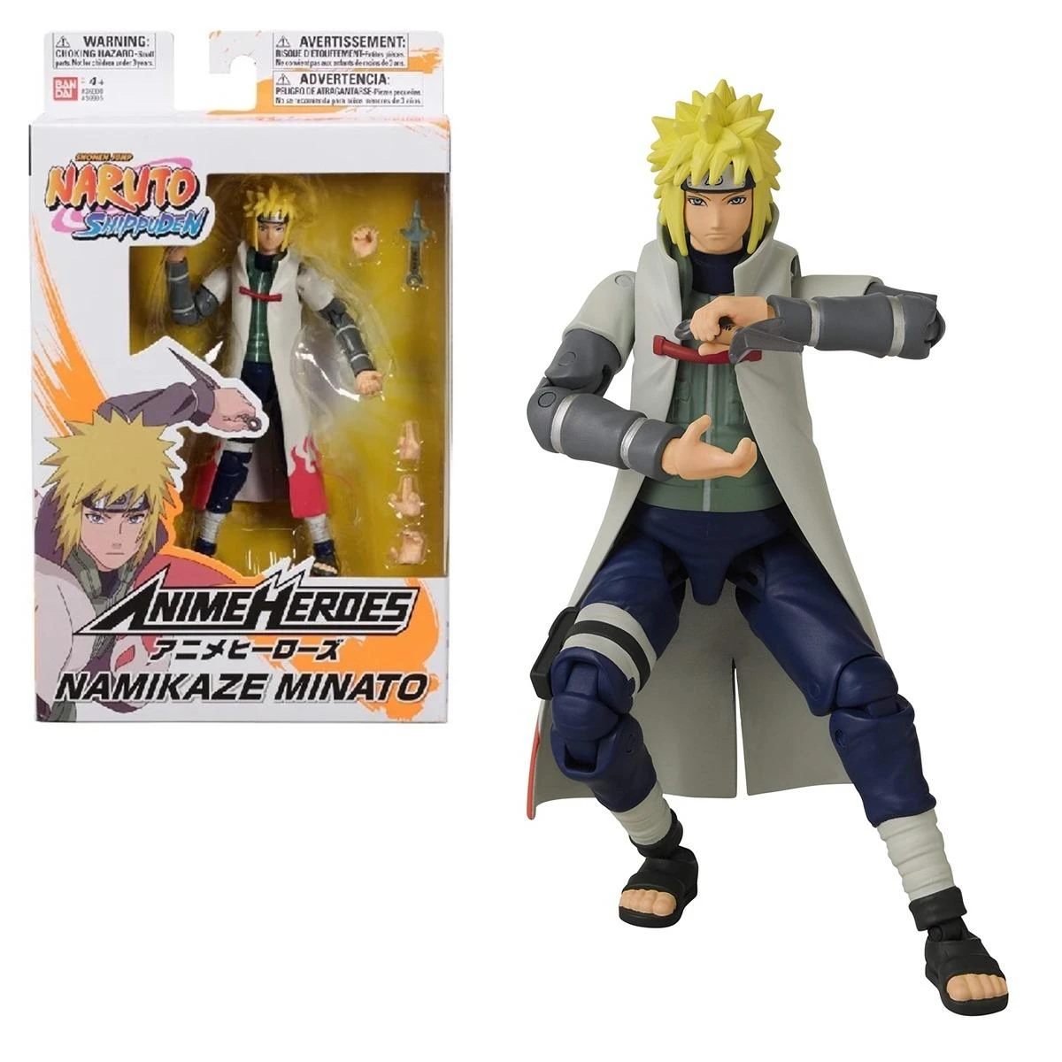 Kolekcinė Figūrėlė - Bandai Anime Heroes Namikaze Minato 16.5 cm