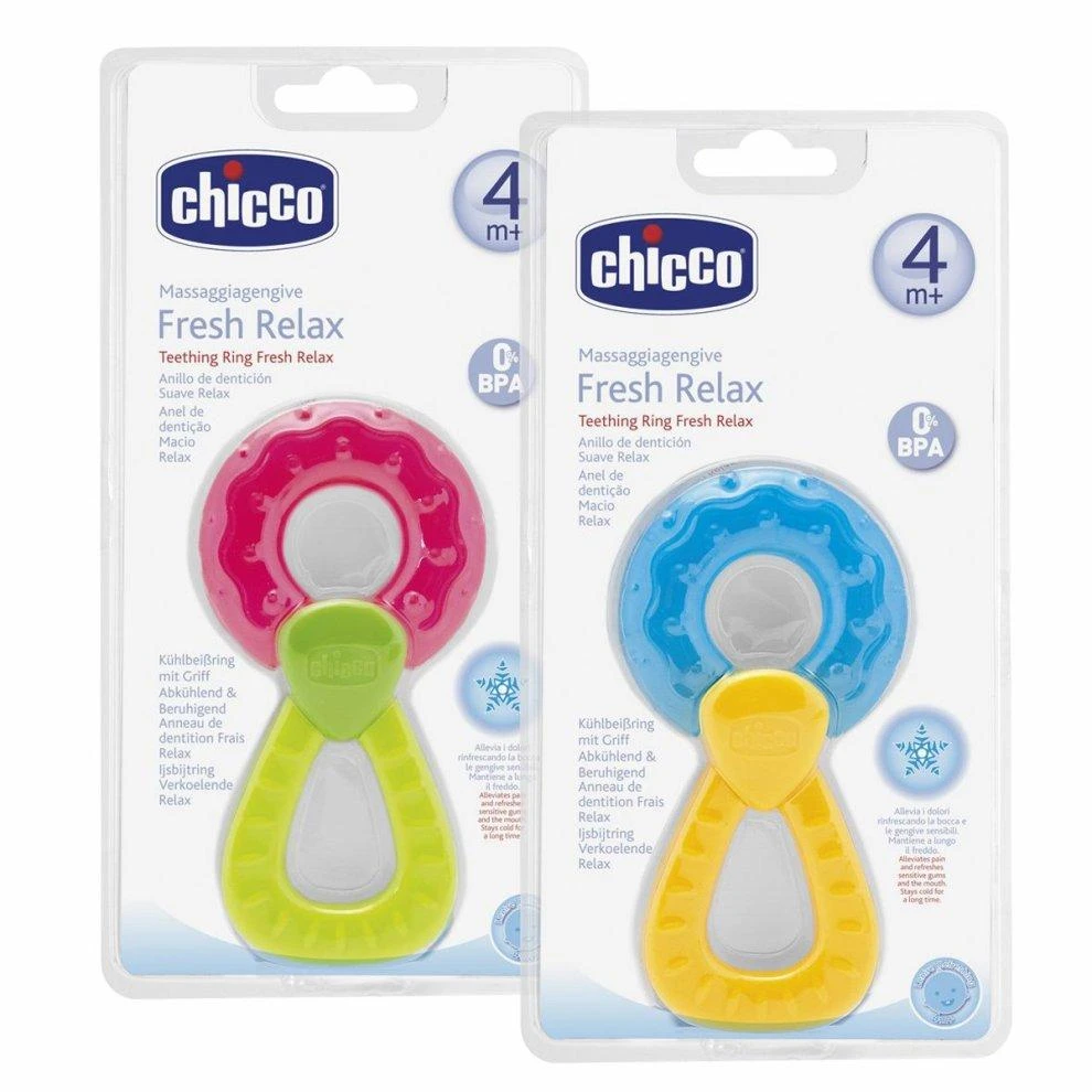 CHICCO kramtukas šaldantis Fresh Relax Ring 4m+
