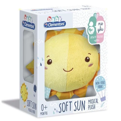 Clementoni Baby minkštas pakabinamas žaislas "Soft Sun"