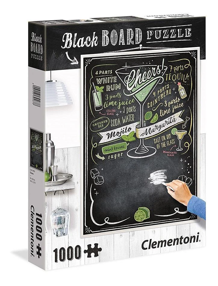 Dėlionė Clementoni 1 000 vienetų Juodas Board Cheers