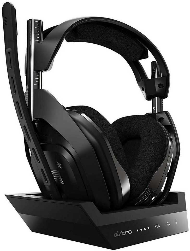 Belaidės Žaidimų Ausinės Logitech Astro Gaming A50 Headset Gen4 Belaidės  Dolby 7.1 inkl. Base Sation (PS4, PC, MAC) | Varle.lt