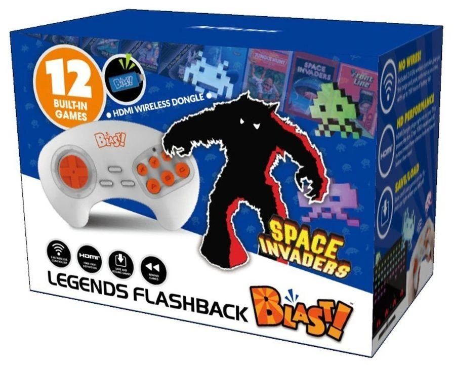 „Retro Blast Blast Legends Space Invaders“ konsolė (12 žaidimų)