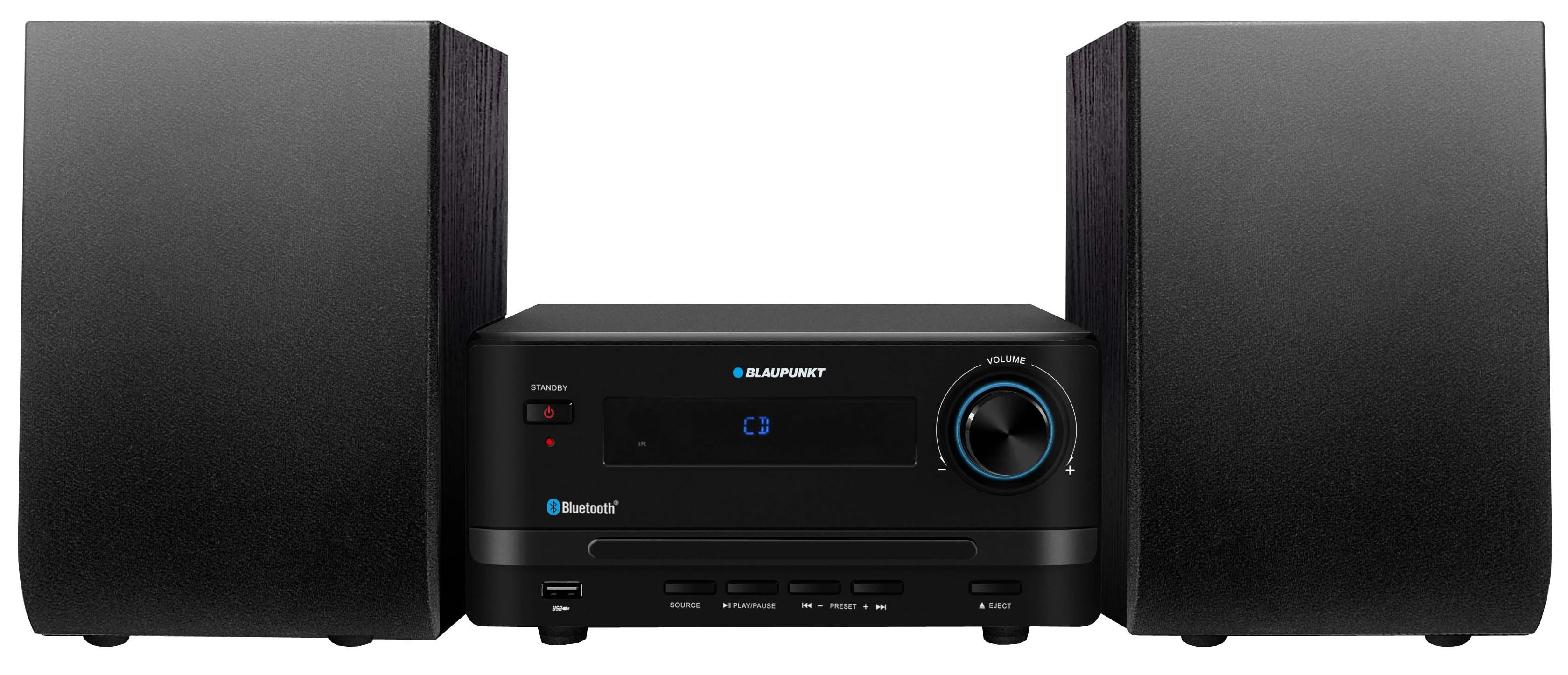 Muzikinis centras Blaupunkt micro stereo system with mėlynos spalvos bluetooth MS14BT