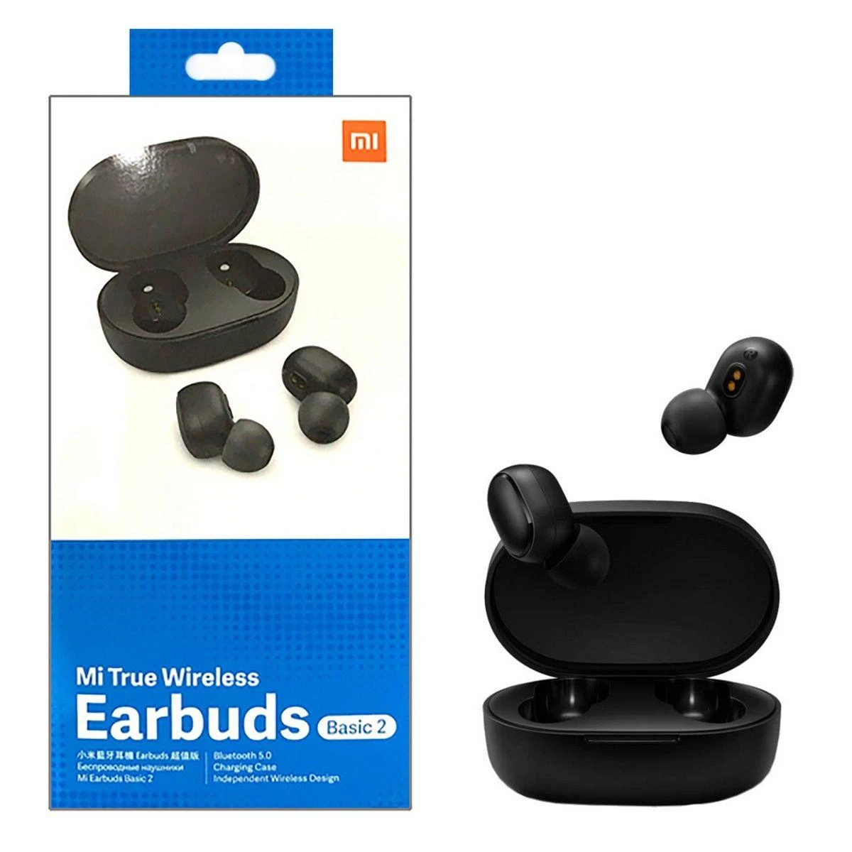 Xiaomi Redmi Earbuds Basic 2 TWS ausinės bluetooth 5.0, Juodos