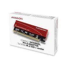 AXAGON PCEM2-S PCI-E 3.0 16x - M.2 SSD NVMe, iki 80mm SSD, žemo profilio, aušintuvas