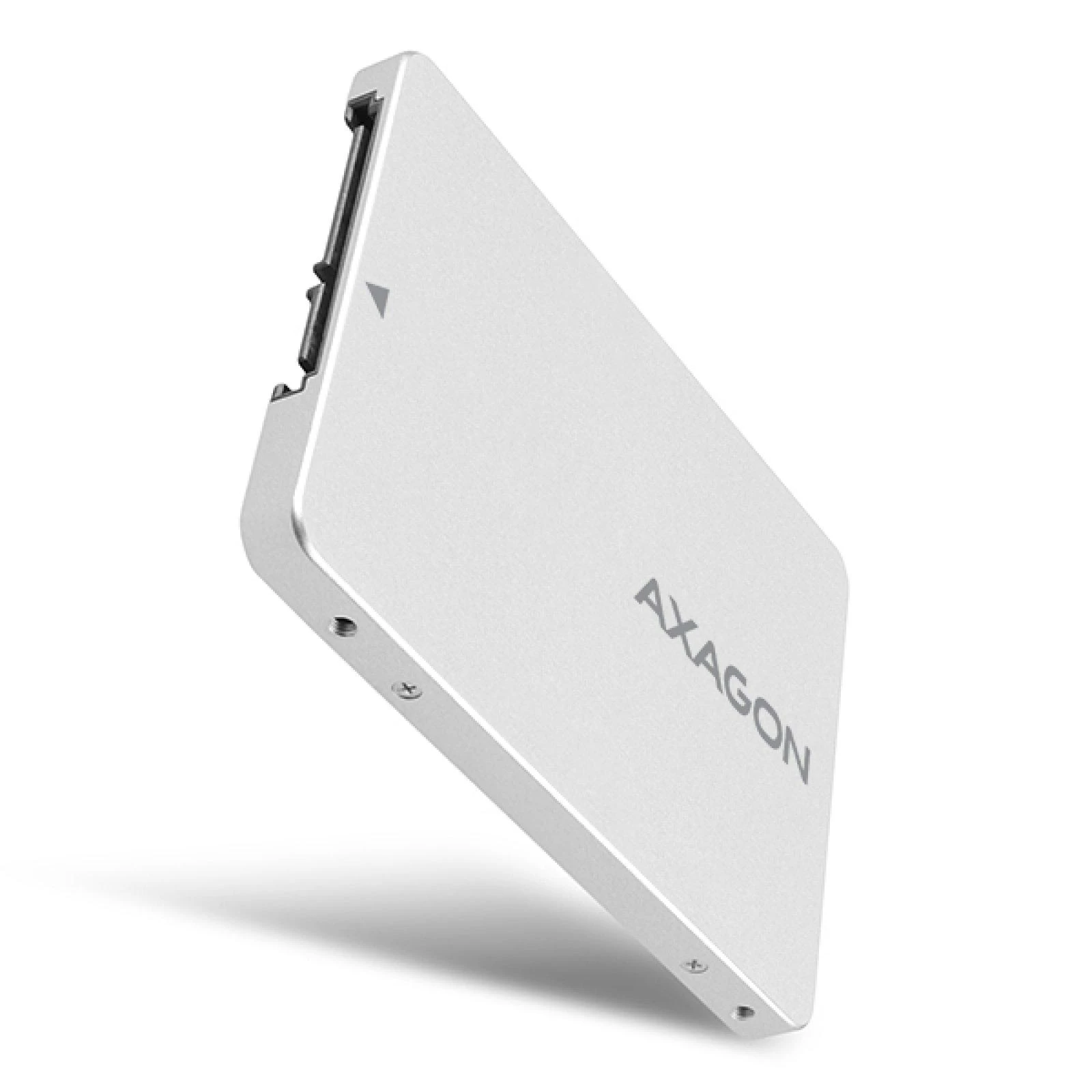 AXAGON RSS-M2SD SATA - M.2 SSD SATA, iki 80mm SSD, ALU body