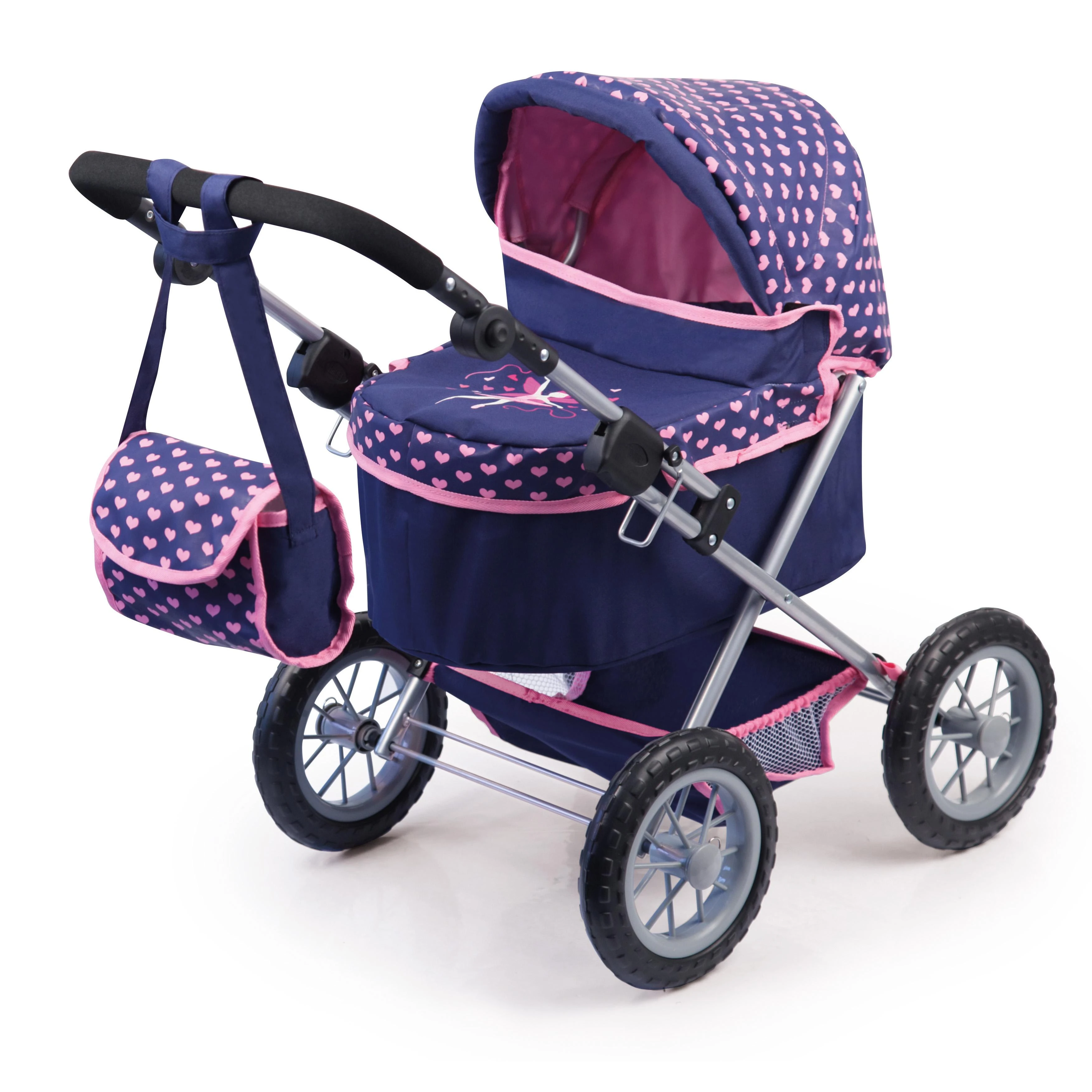 Bayer Design Bayer Vežimėlis głęboki dla lalki Trendy granatowo-violetinė 13052AA