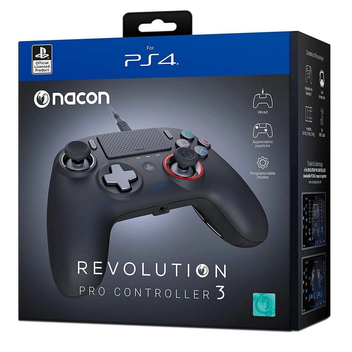 NACON Sony PlayStation 4 Revolution Pro V3 laidinis valdiklis