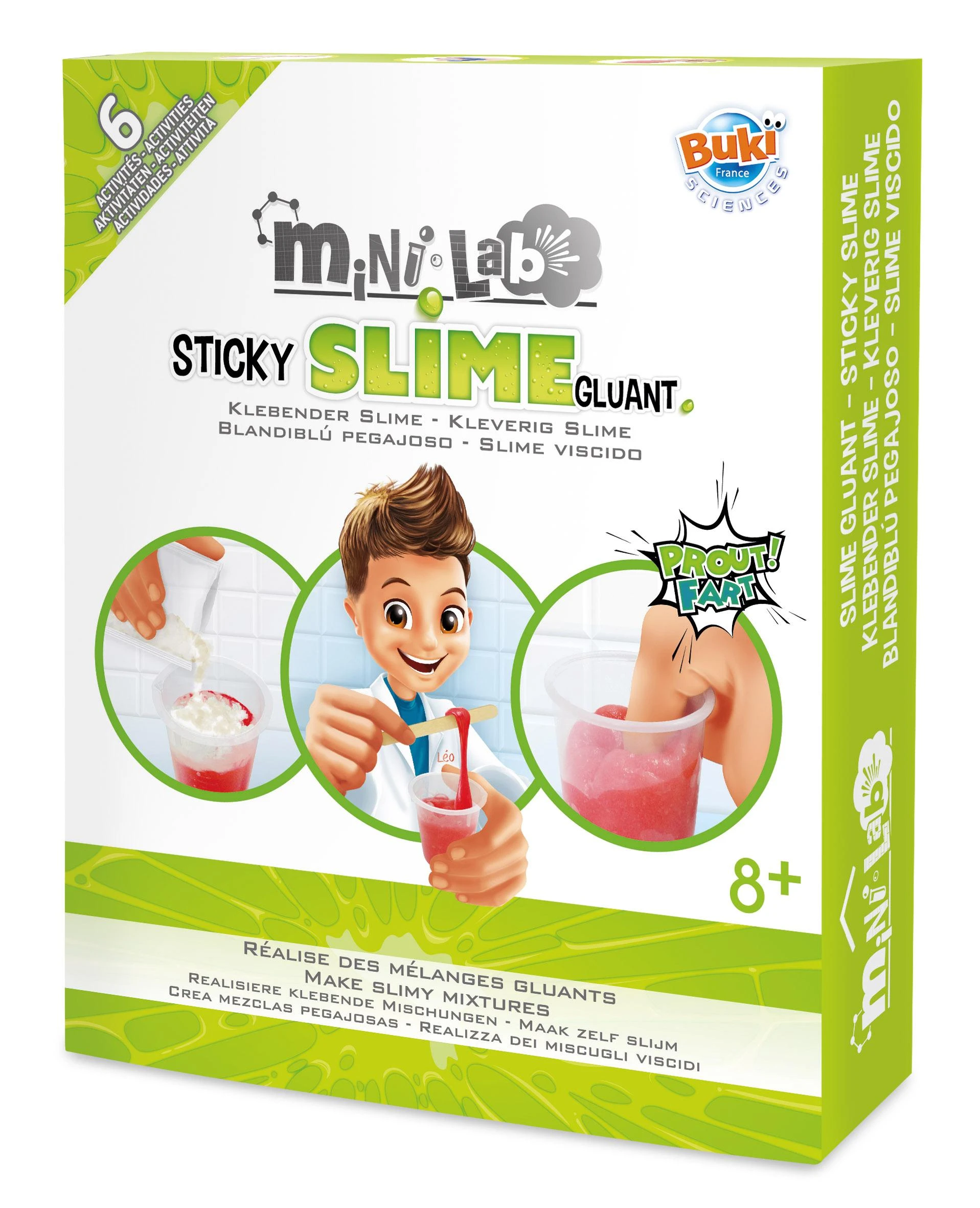 Buki France Eksperimentų rinkinys Buki Mini Lab Sticky Slime