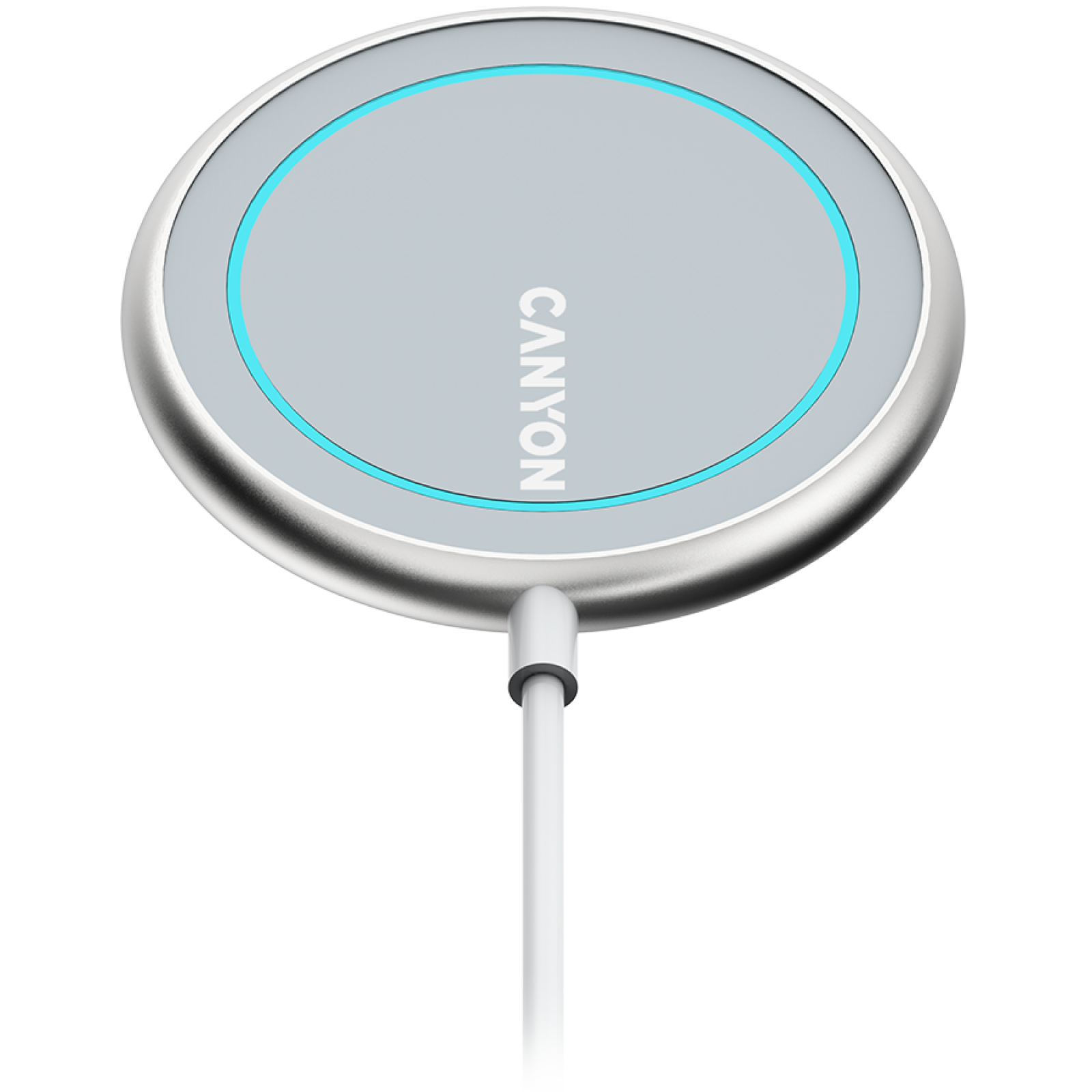 CANYON belaidis įkroviklis WS-100 15W magnetinis sidabras