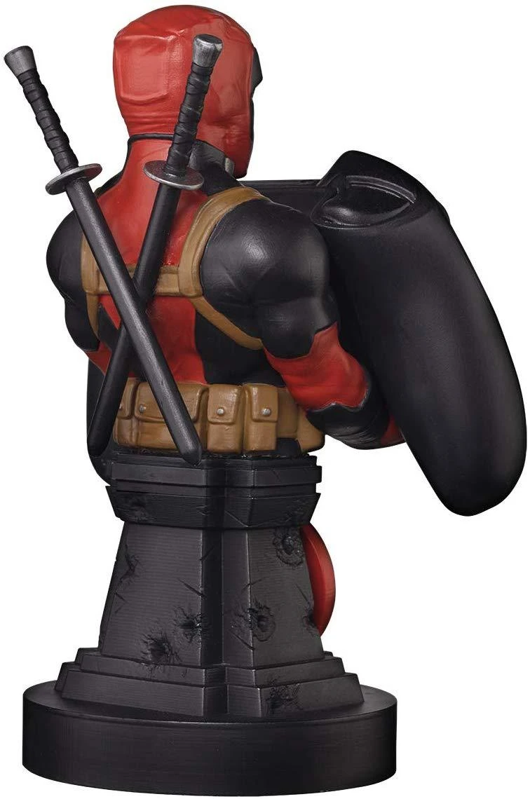 Exquisite Gaming Cable Guys: Marvel - Deadpool, Telefono arba Valdiklio laikiklis. Komplekte USB kabelis