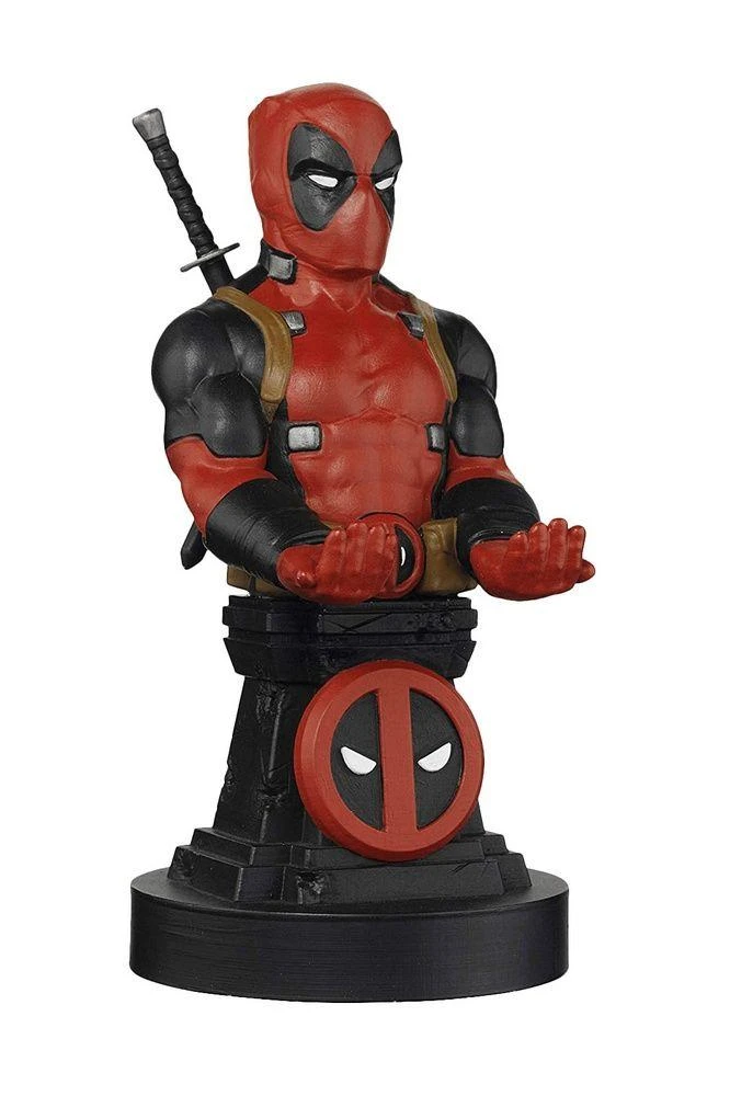 Exquisite Gaming Cable Guys: Marvel - Deadpool, Telefono arba Valdiklio laikiklis. Komplekte USB kabelis