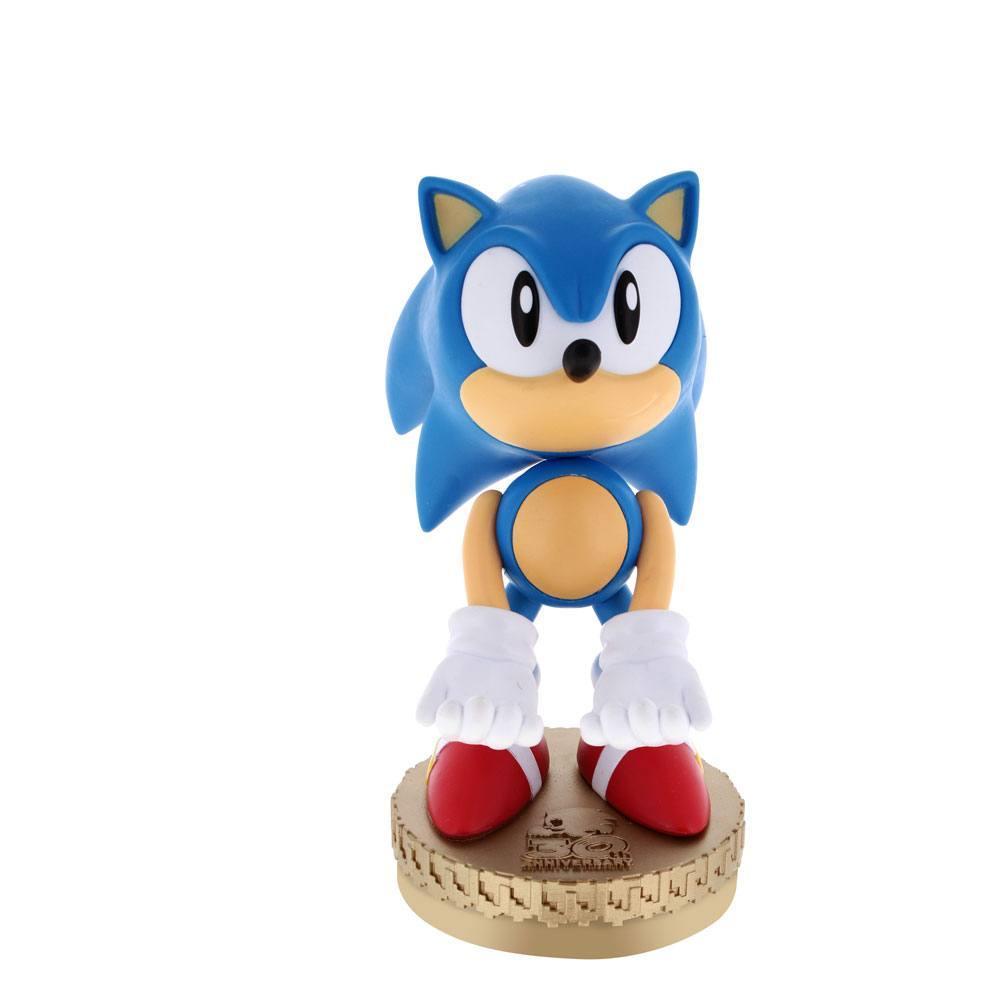 Exquisite Gaming Cable Guys: Sonic The Hedgehog - Sonic, Telefono arba Valdiklio laikiklis. Komplekte USB kabelis