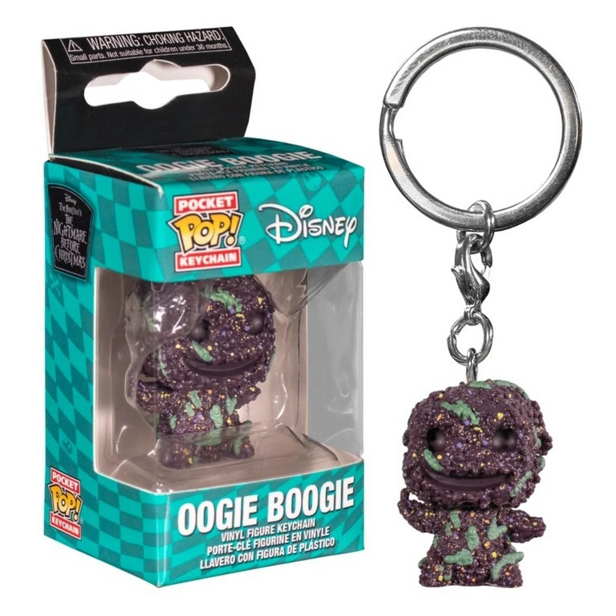 FUNKO POP! Raktų pakabutis: Disney Nightmare Before Christmas - Oogie Boogie, 10 cm