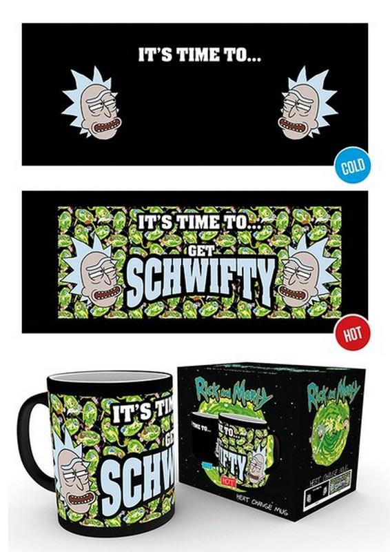 Gb Eye RICK AND MORTY Get Schwifty puodelis | Reaguojantis į karštį
