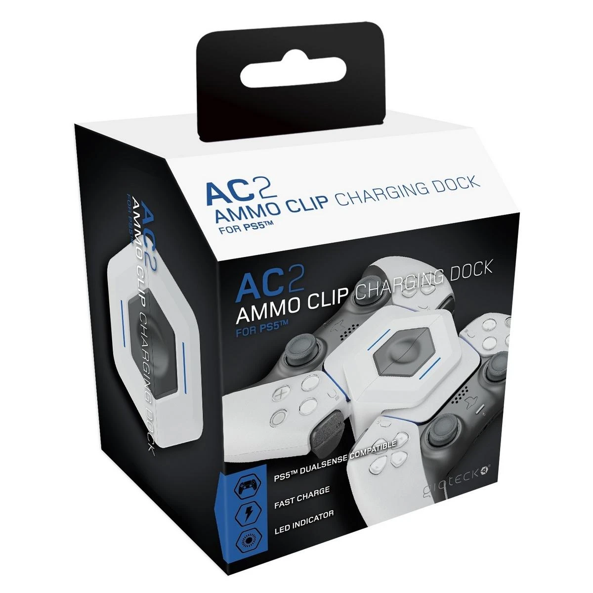 Gioteck AC-2 AMMO klipas, skirtas Playstation 5 valdikliui
