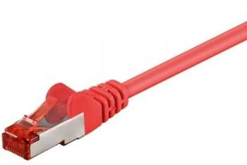 Goobay GB CAT6 TINKLO KABELIS Raudonas EKRANUOTAS S/FTP (PIMF) 2M