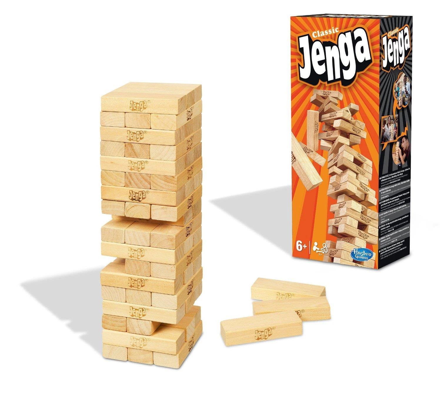 Stalo žaidimas Hasbro Jenga REFRESH A2120