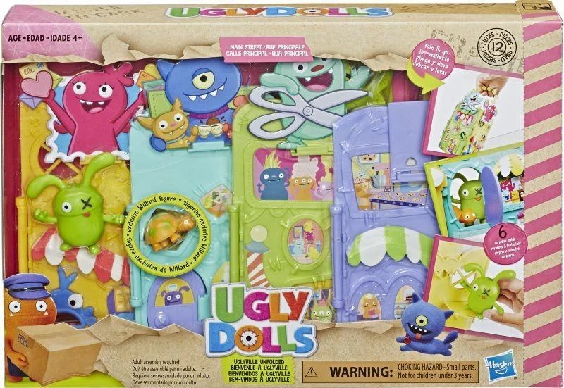 Figūrėlė Hasbro Ugly Dolls – Uglyville pagrindinė gatvė (E4521)
