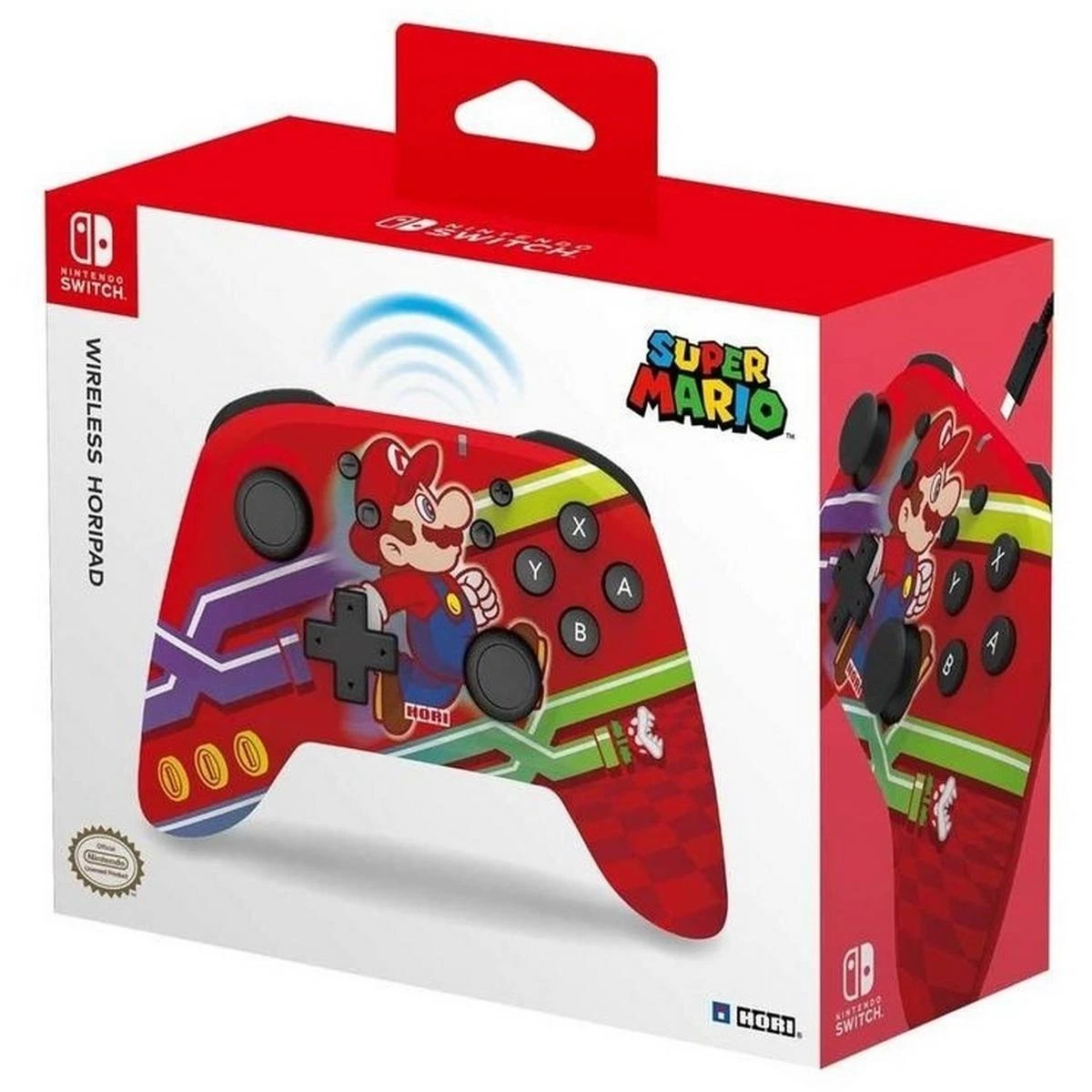 HORI Horipad belaidis pultelis Nintendo Switch (Super Mario)
