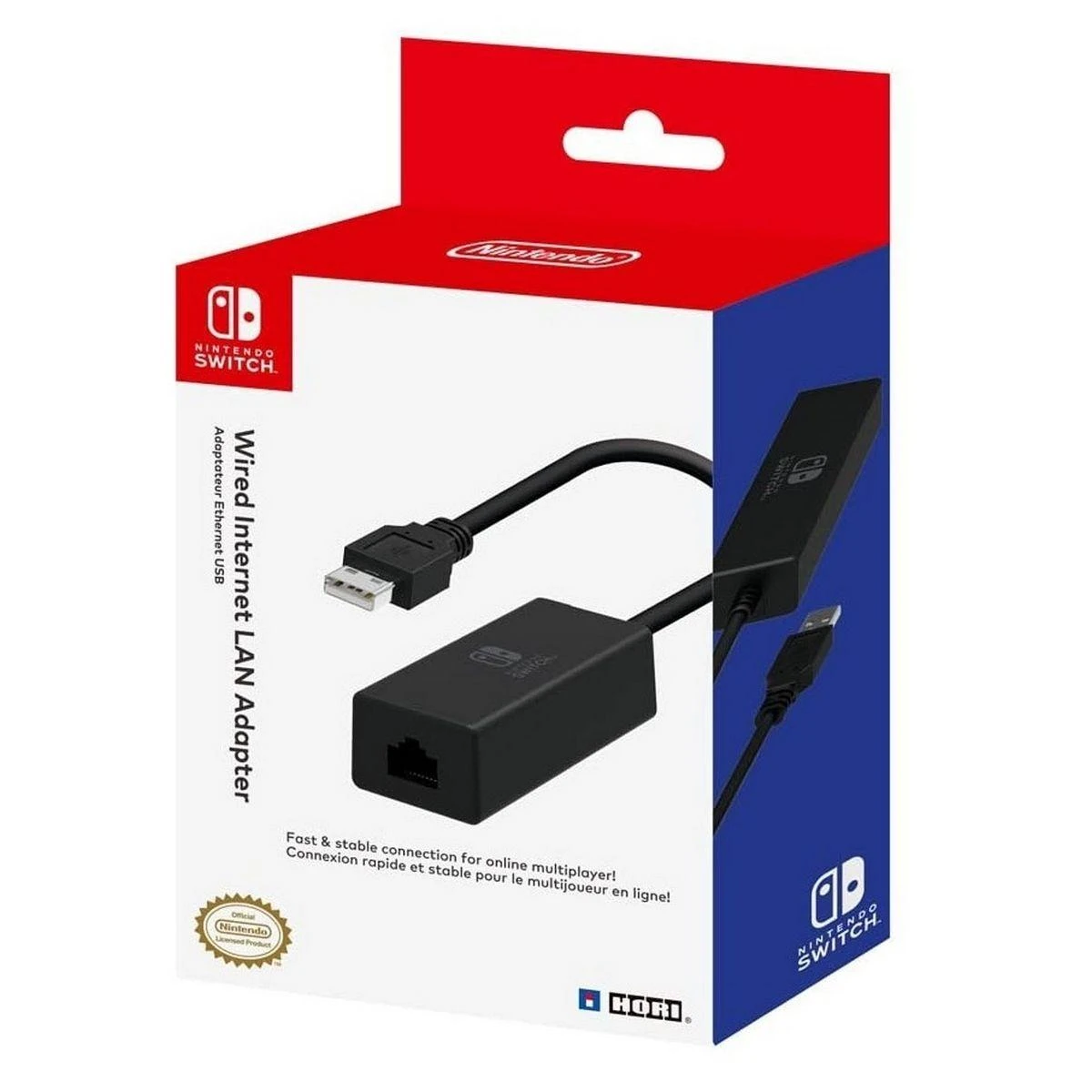 HORI oficialiai licencijuotas LAN adapteris / jungiklis